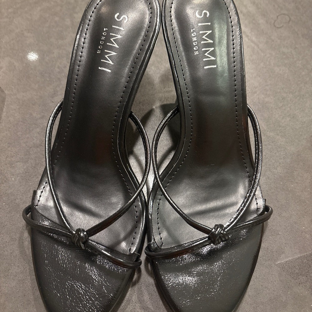 Black short heels